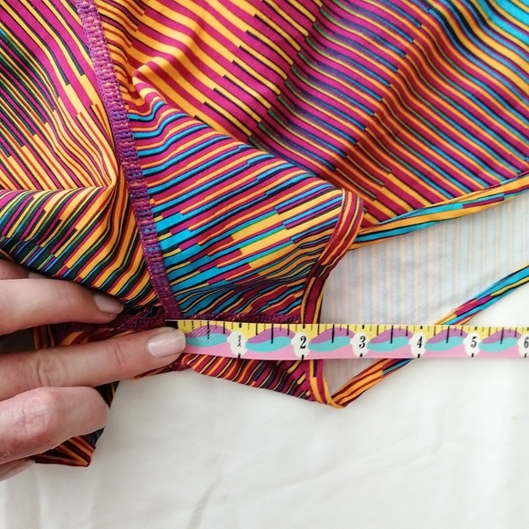 Smartwool Merino Wool Lined Road Running Shorts Pink Orange Blue Small - Picture 8 of 16